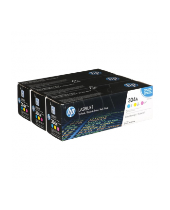 Toner HP 304A, do LJ, CYM 3-pak, CF372AM