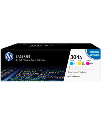 Toner HP 304A, do LJ, CYM 3-pak, CF372AM nr 1