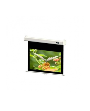 Elite Screens M120HSR-PRO Manual Pull Down Screen 120'' 16:9 / Diagonal 300cm, W 265.7cm x H 149.4cm / Elegant Aluminum White Squared Housing / Built-in SRM (Slow Retract Mechanism) / MaxWhite FG (Fiber Glass) screen material / 4-side black maski nr 2