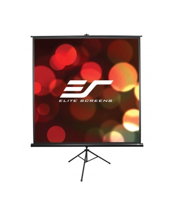 Elite Screens T113UWS1Tripod Pull Up Screen 113'' 1:1 / W 203,2cm x H 203,2cm / Black case / Standard keystone eliminator / 4-side black masking border (Top: 3.8cm) / 160 Degrees viewing angle / Auto locking system / Easy to clean nr 1