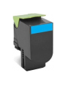 Lexmark 80x Cyan Toner Cartridge High Corporate (3K) for CX410de / CX410dte / CX410e / CX510de / CX510dhe / CX510dthe - nr 32