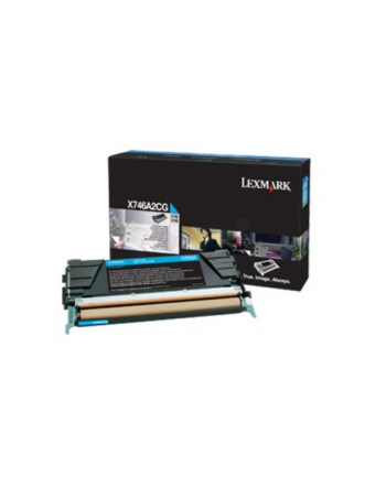 Lexmark x74x Cyan Corporate Toner Cartridge