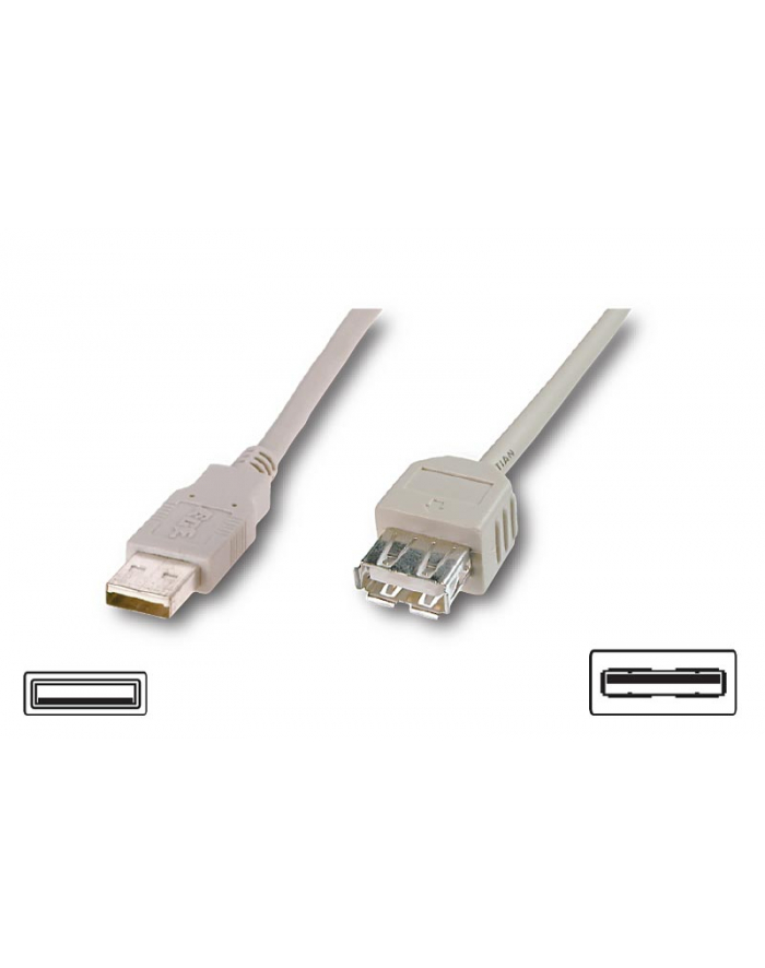 Kabel przedlużacz, USB2.0 , 1,8m główny