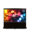 Elite Screens F84NWH ezCinema Portable Screen 84'' 16:9 / Diagonal 213.4cm, W 185.9cm x H 104.6cm / Black case / MaxWhite material / Gain 1.1 / 160° viewing angle / Telescoping support mechanism / Floor support feet / Built-in carrying han - nr 4