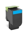 Lexmark 80x Cyan Toner Cartridge High Corporate (3K) for CX410de / CX410dte / CX410e / CX510de / CX510dhe / CX510dthe - nr 25
