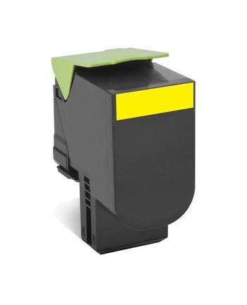 Lexmark 80x Yellow Toner Cartridge High Corporate (3K) for CX410de / CX410dte / CX410e / CX510de / CX510dhe / CX510dthe nr 2