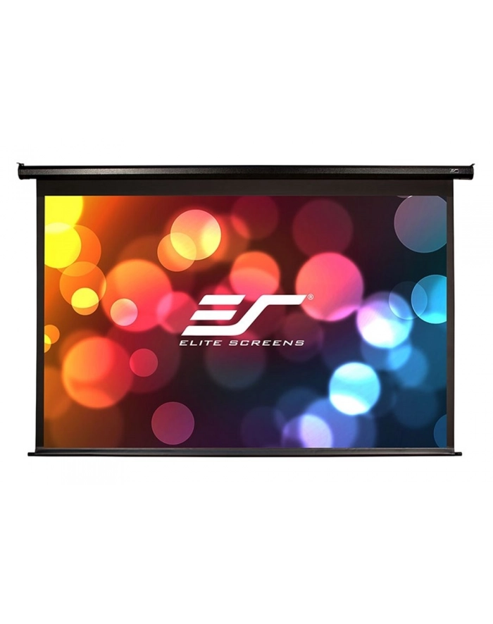 Elite Screens VMAX150UWH2 Electric Screen 150'' 16:9 / Diagonal 381cm, W 332cm x H 186.9cm / Black case / 160° view angle / MaxWhite material / Gain 1.1 / IR remote controlinstallation / 160 Degrees viewing angle / Infrared remote control główny