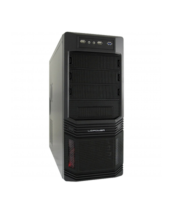 OBUDOWA LC-POWER CASE-PRO-925B/BZ MIDITOWER FRONT 1X USB 3.0     1X USB 2.0 HD-AUDIO CZARNA SIATKA BEZ ZASILACZA