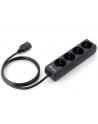 LISTWA ZASILAJĄCA EQUIP 1.8M UPS BLACK (4 GNIAZDA) - nr 1
