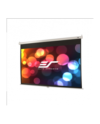 Elite Screens M106XWH Manual Pull-down Projection Screen / 106'' Diagonal/ 16:9/ 132,1x234,7cm/ White Housing