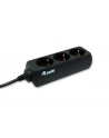LISTWA ZASILAJĄCA EQUIP 1.8M UPS BLACK (3 GNIAZDA) - nr 7