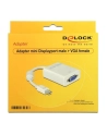 ADAPTER DISPLAYPORT MINI(M)->VGA(F) DELOCK - nr 12