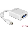 ADAPTER DISPLAYPORT MINI(M)->VGA(F) DELOCK - nr 19