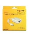 ADAPTER DISPLAYPORT MINI(M)->VGA(F) DELOCK - nr 6