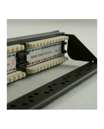 Netrack patchpanel 19'' 24-porty kat.6 UTP LSA z półką