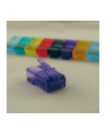 Netrack wtyk RJ45 8p8c UTP drut, kat. 5e (100 szt), fioletowy - nr 1