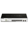 D-Link 8-port 10/100/1000 Gigabit PoE Smart Switch incl. 2 Combo 1000BaseT/SFP - nr 50