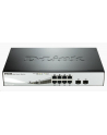 D-Link 8-port 10/100/1000 Gigabit PoE Smart Switch incl. 2 Combo 1000BaseT/SFP - nr 8