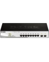 D-Link 8-port 10/100/1000 Gigabit PoE Smart Switch incl. 2 Combo 1000BaseT/SFP - nr 47