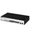 D-Link 8-port 10/100/1000 Gigabit PoE Smart Switch incl. 2 Combo 1000BaseT/SFP - nr 58