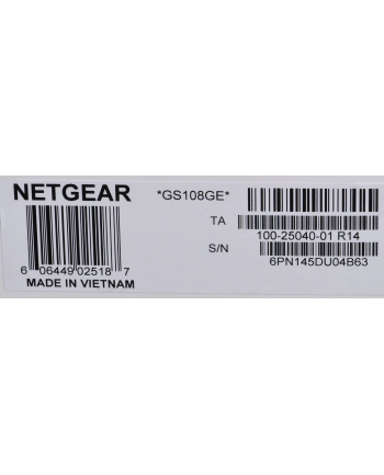 Netgear ProSafe 8 Port Gigabit Desktop Switch nr 1