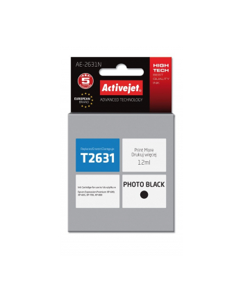 Tusz ACTIVEJET EPSON T2631 Black XP-600  XP-800    AE-2631N