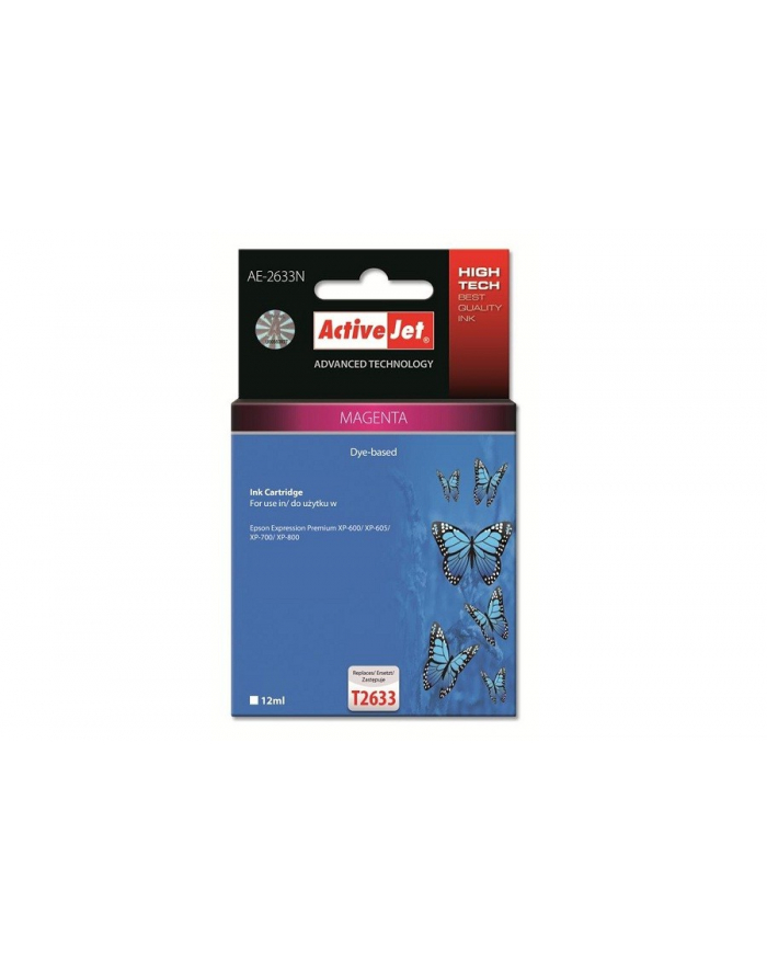 Tusz ACTIVEJET EPSON T2633 Magenta XP-600  XP-800 AE-2633N główny