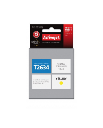 Tusz ACTIVEJET EPSON T2634 Yellow XP-600  XP-800 AE-2634N