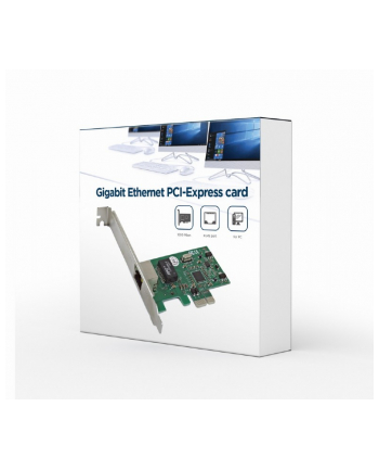 Gembird Karta sieciowa PCI-Expres 1-GIGABIT(RJ45)10/100/1000Mbps Realtek chipset