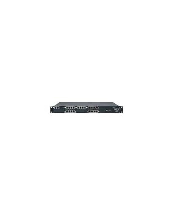 Includes Mediant 1000B chassis, one pair of GE ports, and single AC power supply. Order M1KB-SWX module for additional 2 pairs of Active/Standby GE interfaces.Supports OSN3 as an option.