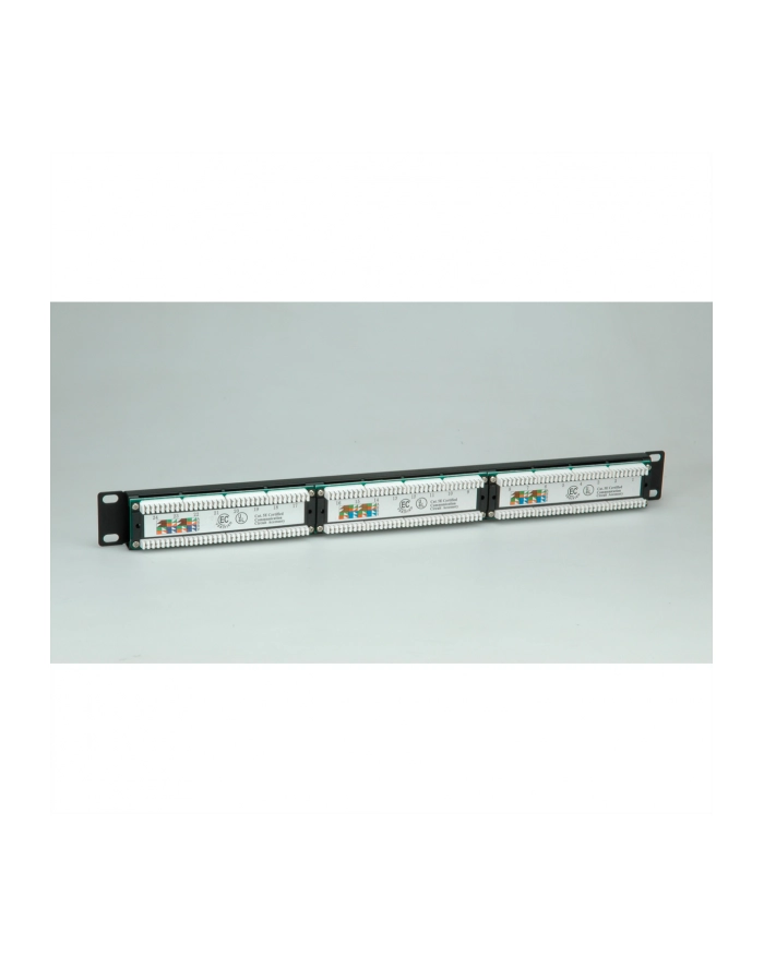 VALUE Cat.5e 19'' Patch Panel, 24 Ports, UTP, black główny