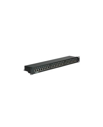 VALUE Cat.5e Patch Panel 24 Ports, STP, black