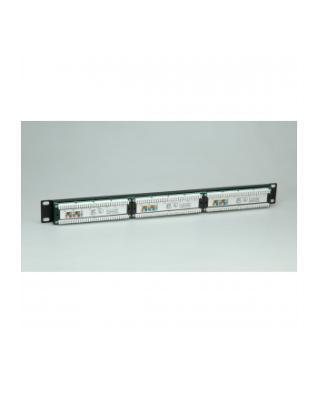 VALUE Cat.5e 19'' Patch Panel, 24 Ports, UTP, black