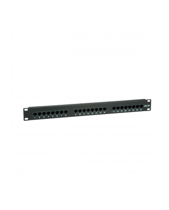 VALUE Cat.5e 19'' Patch Panel, 24 Ports, UTP, black