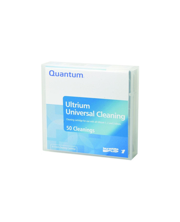 Quantum cleaning cartridge, LTO Ultrium Universal, pre-labeled. Must order in multiples of five.