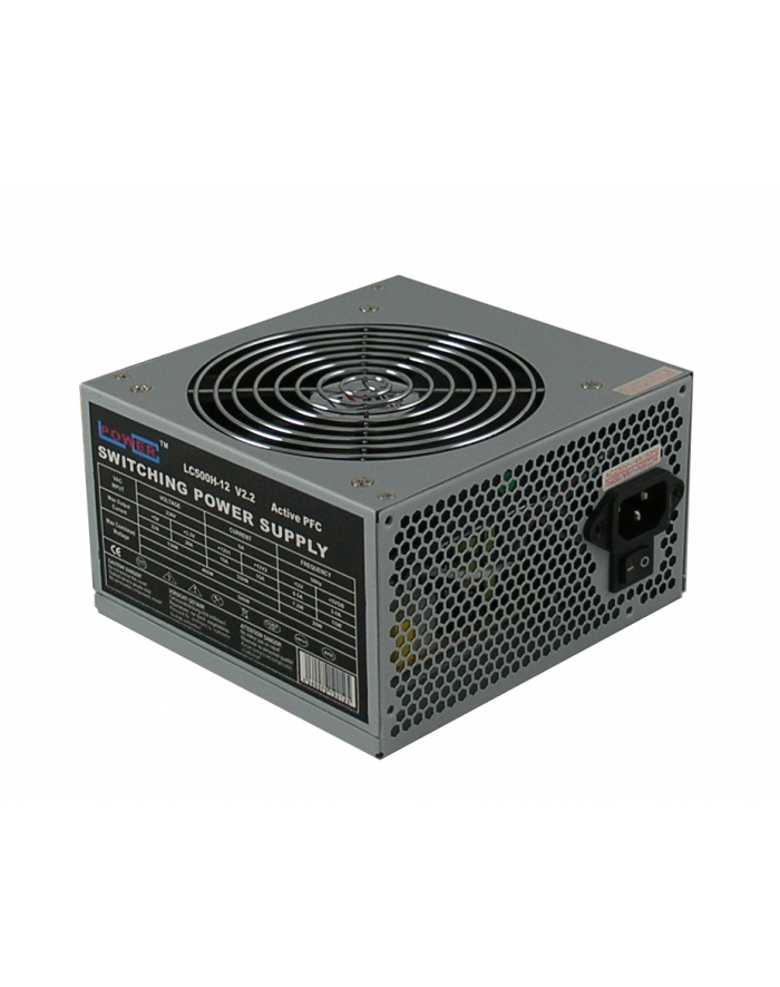 ZASILACZ LC-POWER 500W LC500H-12 V 2.2 aPFC 120mm 4 x SATA       2x PATA 1x PCIe ACTIVE PFC główny