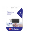 Verbatim USB DRIVE 2.0 PINSTRIPE 8GB BLACK MIN. READ 10MB/SEC MIN. WRITE 3MB/SEC - nr 20