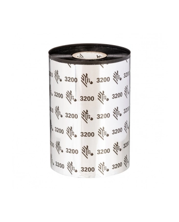 Taśma termotransferowa Zebra 110mm/74mb woskowo-żywiczna,kolor czarny, gilza 0,5''