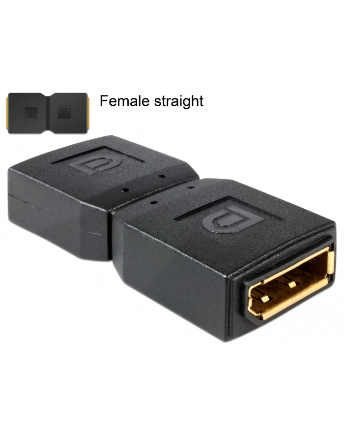 Adapter DISPLAYPORT(F)->DISPLAYPORT(F) Beczka główny