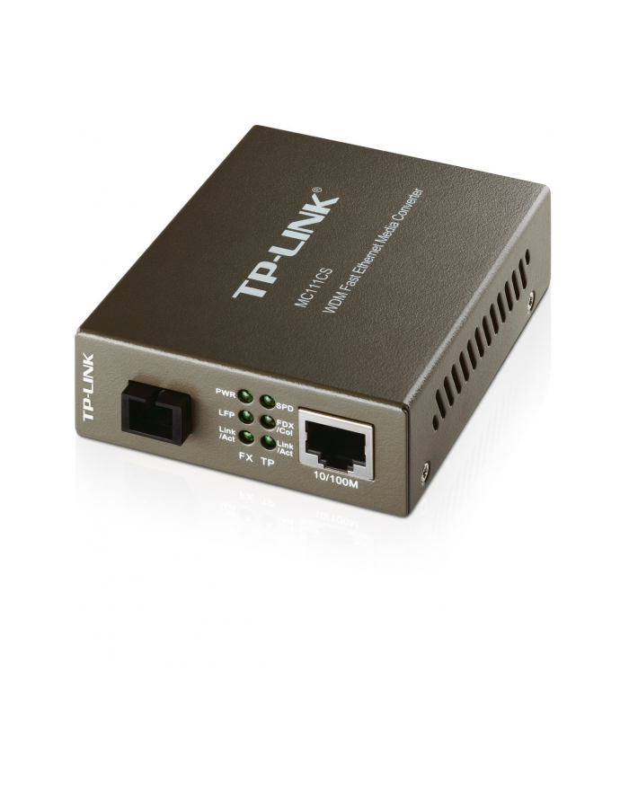 MC111CS Media konwerter 10/100M, WDM główny
