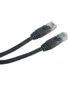 Patch Cord Kat6 U/UTP 1M czarny - nr 12