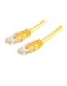 Patch Cord Kat6 U/UTP 1M żółty - nr 12