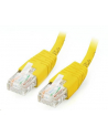 Patch cord kat.5e osłonka zalewana 0.25M żółty - nr 6