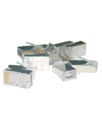 Wtyk RJ45 ekranowany kat.6 uniwersalny drut/linka 8P8C 100szt