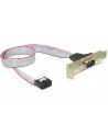Gniazdo COM 9Pin (DB9M) x1 na śledziu (low profile) - nr 1