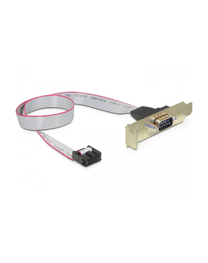 Gniazdo COM 9Pin (DB9M) x1 na śledziu (low profile) główny