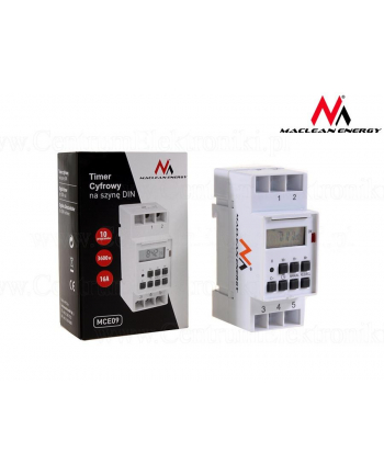 Timer programator MCE09 na szyne DIN 3600W                                    Włącznik / wyłącznik c