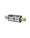 Taśma termotransferowa Zebra 64mm/74mb woskowo-żywiczna,kolor czarny,gilza 0,5'' z nacięciami długa (110mm) - nr 23