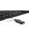 KLAWIATURA GEMBIRD SILIKONOWA WODOODPORNA BLACK USB/PS2 - nr 4