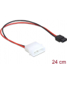 KABEL SATA ZASILAJĄCY MOLEX(M)->SATA(F)SLIM 6PIN 24CM DELOCK - nr 14